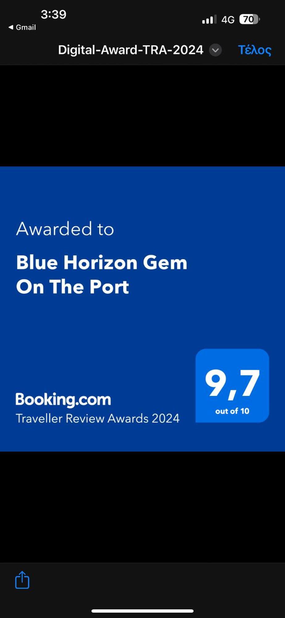 Appartamento Blue Horizon Gem On The Port Rafína Esterno foto